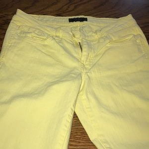 Jessica Simpson yellow jeans